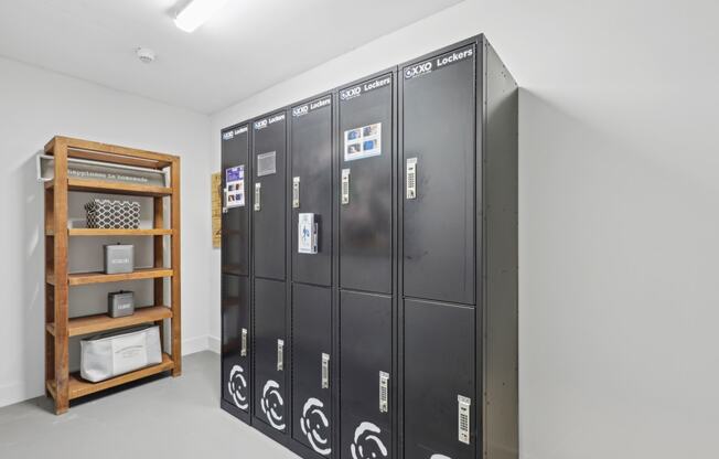Dry cleaning lockers at Bay Village 1 in Palmetto Bay, FL