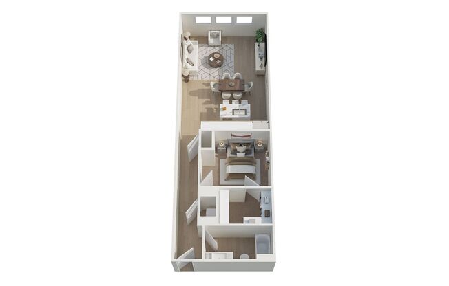 1 bed, 1 bath, 910 sqft, $1,685, Unit 833 W Main St #203