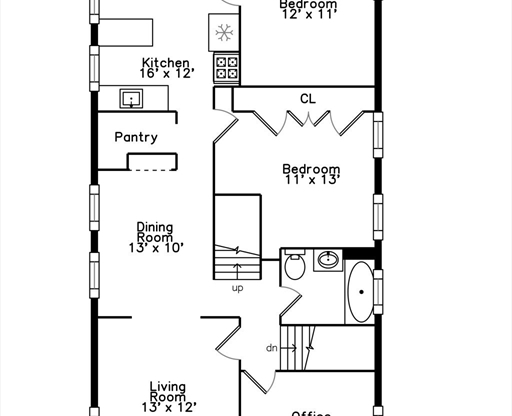 4 beds, 2 baths, 2,870 sqft, $5,500, Unit 2