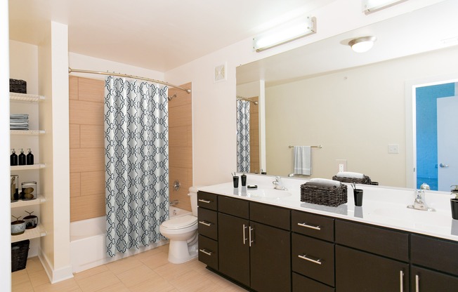 Spacious Bathroom | Marketplace at Fells Point | Baltimore Apartments