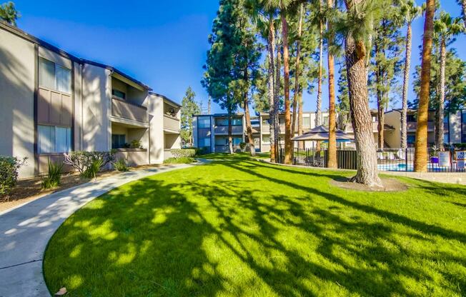 Shasta Lane Apartments Walkway