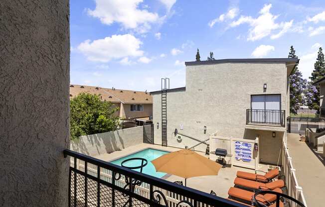 Balcony View at Chatsworth Plaza Apartments