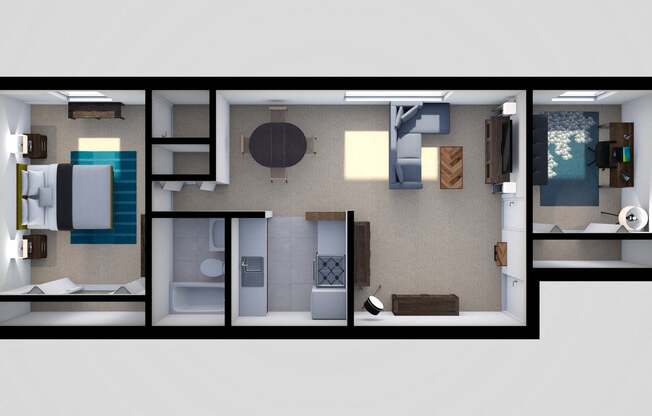 1 bed, 1 bath, $1,304