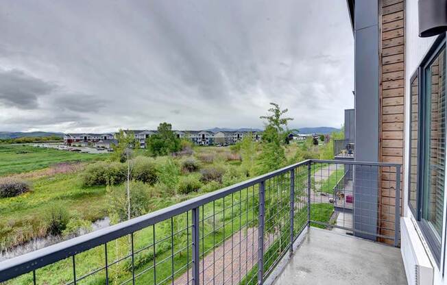 Large Balcony at West Village at Four Points, Bozeman, MT