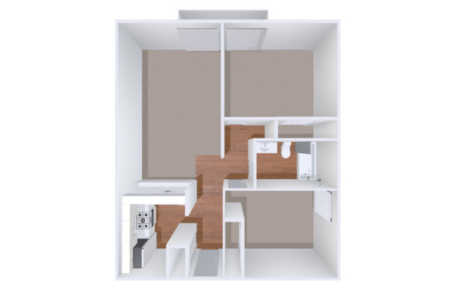 2 beds, 1 bath, 848 sqft, $845