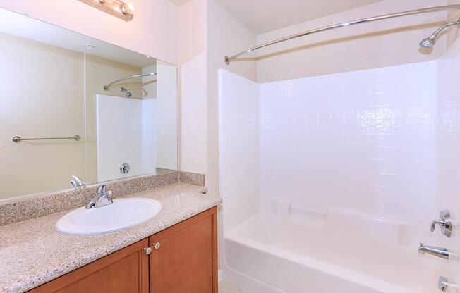 Enjoy the contemporary-style bedrooms here at Boulder Creek