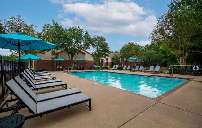 the swimming pool at our apartments for rent