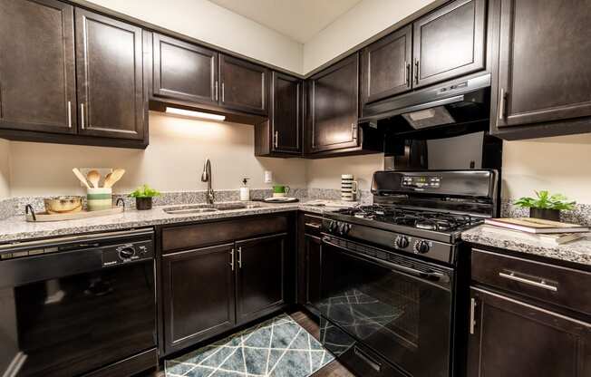 Ashton Brook Apartments features an updated full kitchen with plenty of cabinet space