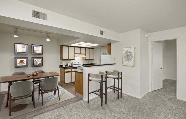Kitchen with Separate Dining Area