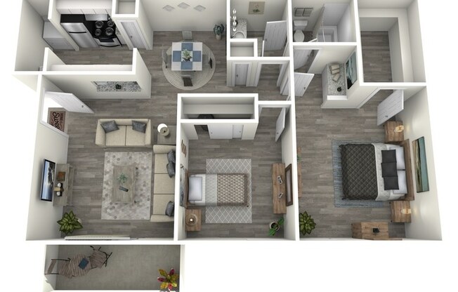 2 beds, 1 bath, 850 sqft, $1,325