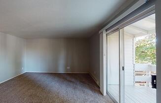 Eleven Pines Living Room with Private Patio