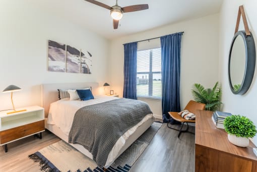 Bedroom With Plenty Of Natural Lights at Residences at 3000 Bardin Road, Texas, 75052