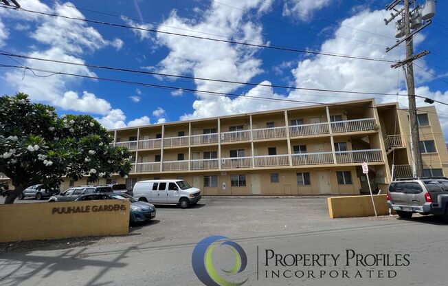 Puuhale Gardens 2 bedroom 1 bath apartment with 1 assigned parking stall