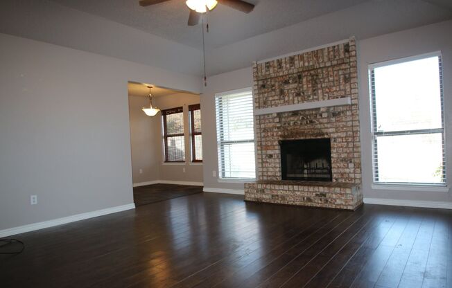 Cozy 3/2 Burleson Charmer | Wood-Burning Fireplace | 2-Car Garage | Pet-Friendly