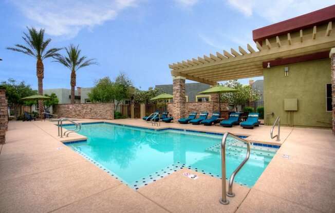 Pool & Pool Patio at Palm Valley Villas in Goodyear, AZ