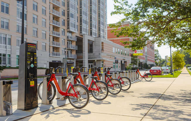 Explore Friendship Heights with one of the conveniently located Bikeshare stations.