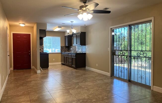 Cute home with fenced yard and driveway. Available now!!!