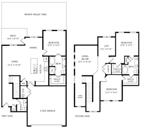 3 beds, 3 baths, 1,797 sqft, $2,387