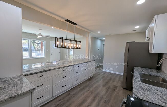 Newly Renovated 3 Bedroom House in Decatur with a Fenced-in Yard!