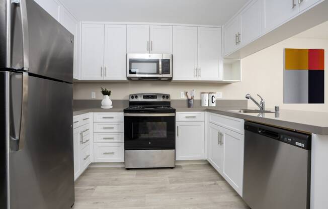 55+  FG Goldenwest Renovated Apartment Kitchen