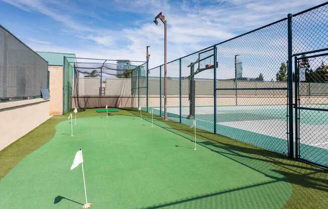 Golf Course at Towers at Costa Verde Apartments, California