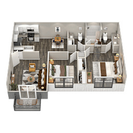 2 beds, 1.5 baths, 1,100 sqft, $1,309