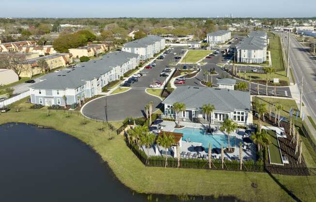 Aerial View at Jackson Palms Affordable Apartments in Jacksonville FL