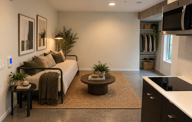 Studio, 1 bath, 280 sqft, $1,155, Unit 212
