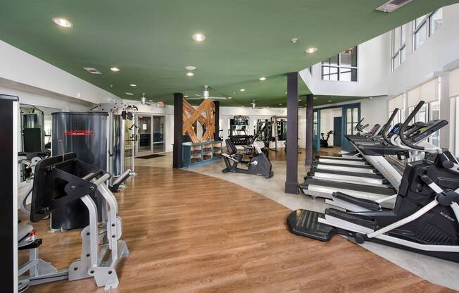 Two-Story Fitness Center