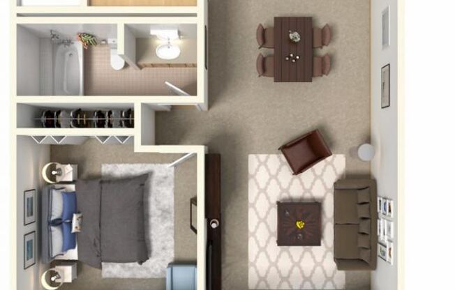 1 bed, 1 bath, 810 sqft, $1,064, Unit I302