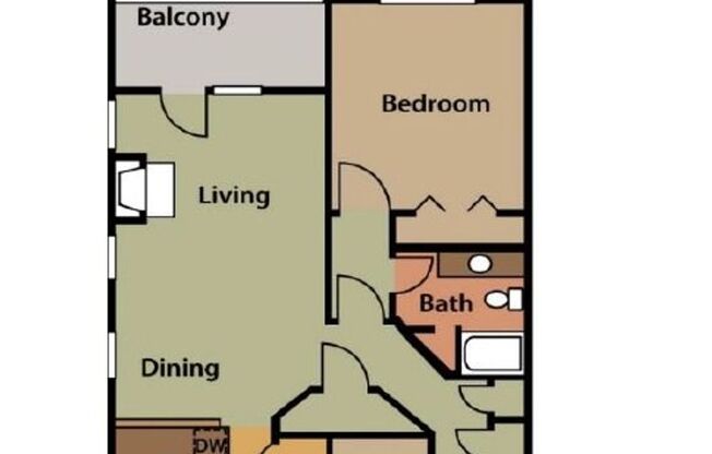 2 beds, 2 baths, 1,270 sqft, $1,600, Unit 2730-4 Pearl Remodel