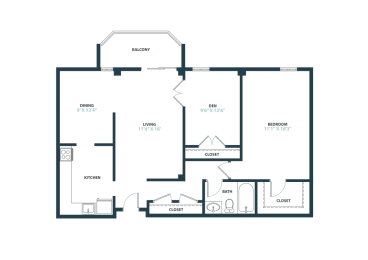 1 bed, 1 bath, 1,000 sqft, $1,823