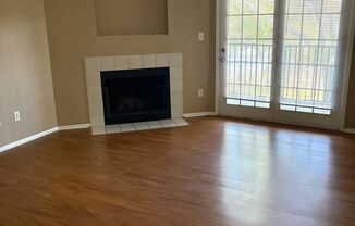 1 bedroom 1 bath with fireplace and a view