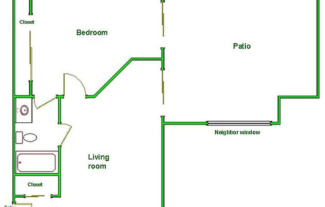 1 bed, 1 bath, 660 sqft, $2,695, Unit 117