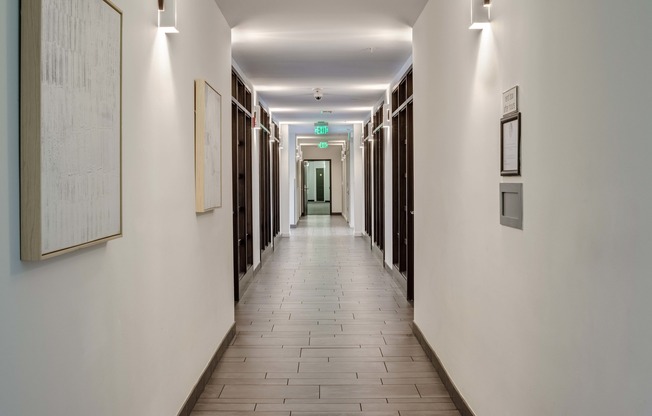 Beautifully redesigned interior hallways