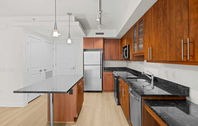 Kitchen with Stainless Steel Appliances