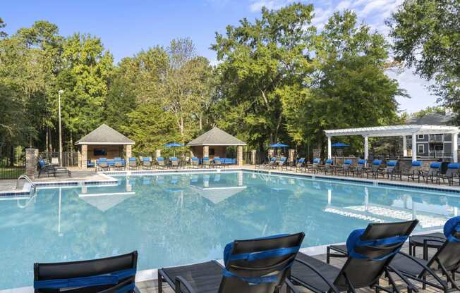 the swimming pool at the resort at glade springs at Trails at Short Pump Apartments, Richmond, 23233