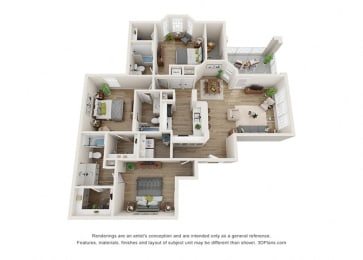 3 beds, 3 baths, 1,396 sqft, $2,619