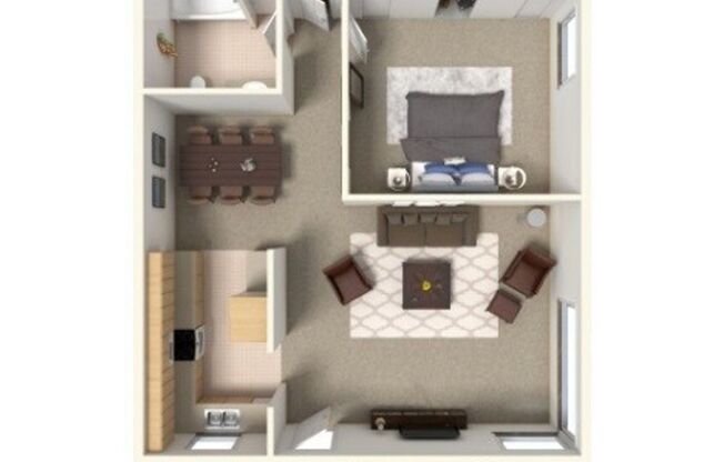 1 bed, 1 bath, 750 sqft, $2,255, Unit 716
