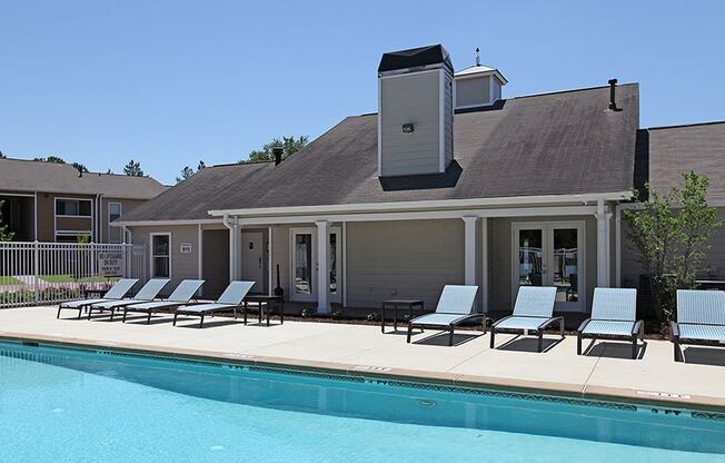 swimming pool and clubhouse