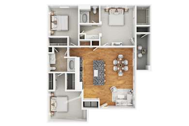 3 beds, 2 baths, 1,253 sqft, $2,320