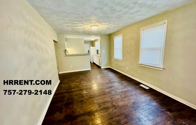 Adorably Renovated 3 Bedroom 2 Bath Single Family Home located in the Fairmount Park area in Norfolk!