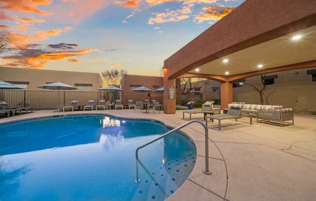 Pool at Avilla Marana Apartment Homes in Tucson Arizona