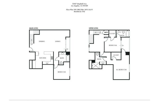 3 beds, 3 baths, 1,875 sqft, $7,295, Unit 302