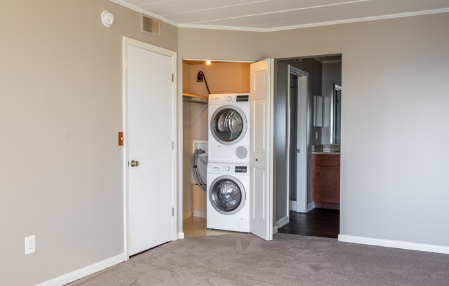 Washer and Dryer in Select Units