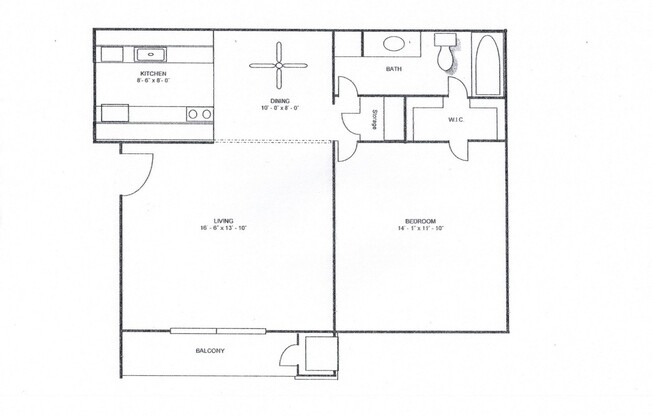 1 bed, 1 bath, 740 sqft, $925, Unit 3005-H