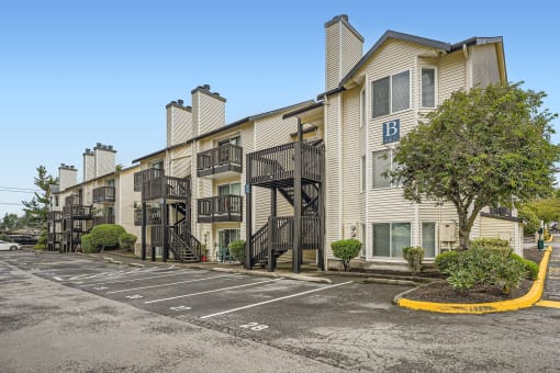 Exterior Buildings at Brookhaven Apartments in Federal Way, Washington