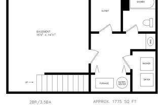 3 beds, 3.5 baths, 1,775 sqft, $1,825, Unit 2