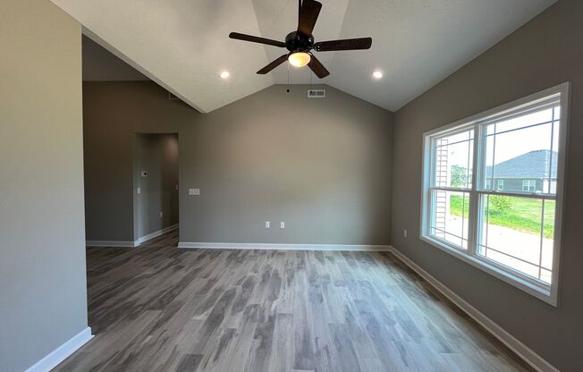 New Construction Home in Plum Springs with large 2 car garage!