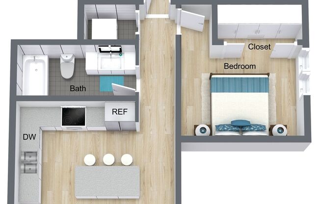 2 beds, 2 baths, 820 sqft, $4,995, Unit 103